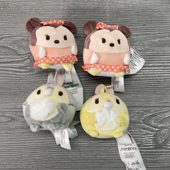 Disney Ufufy Lot of FOUR Scented Plush Thumper, Miss Bunny, and MinnieMouse x2 - Picture 5 of 6